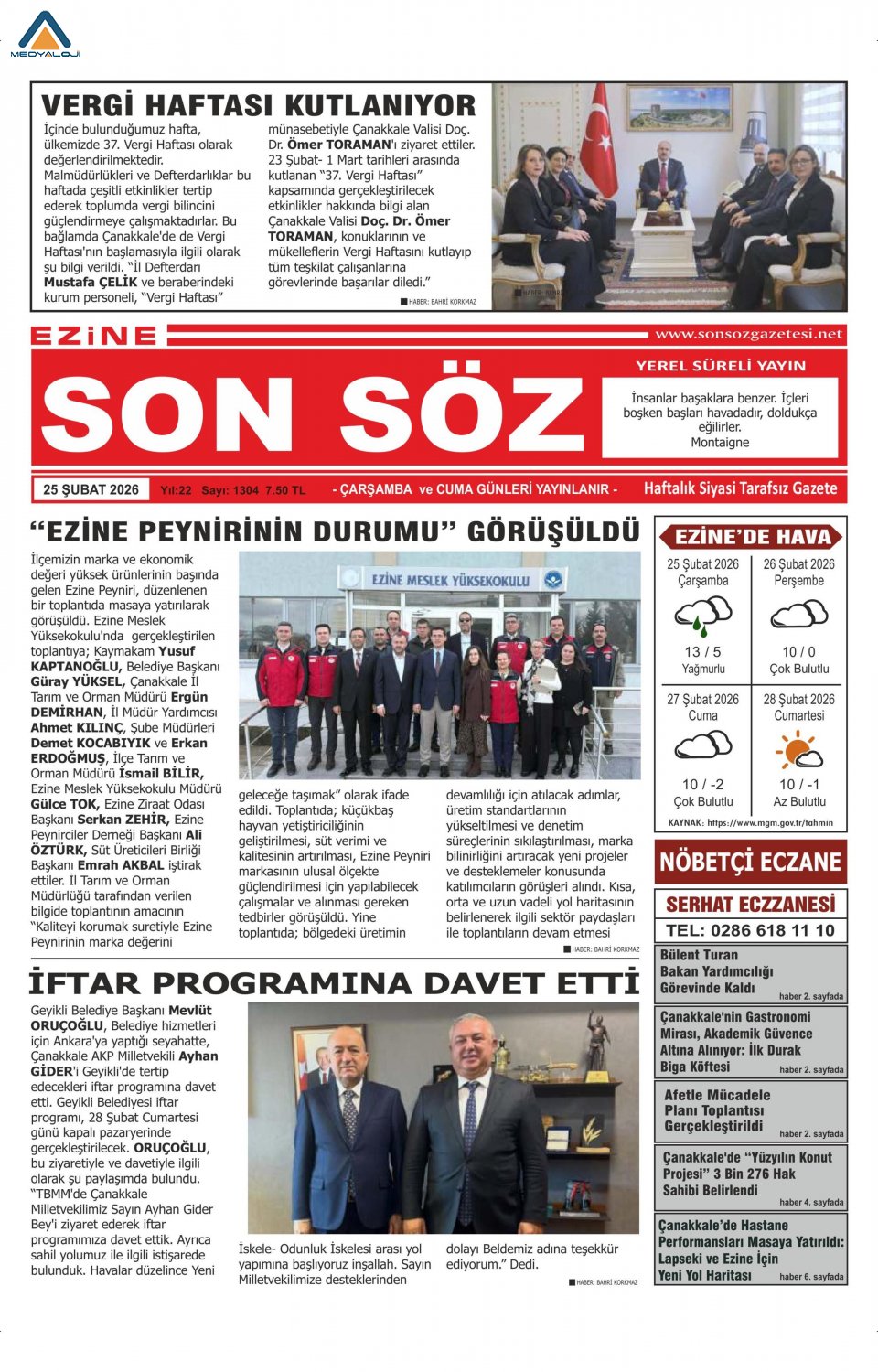 Ezine Son Söz Gazetesi