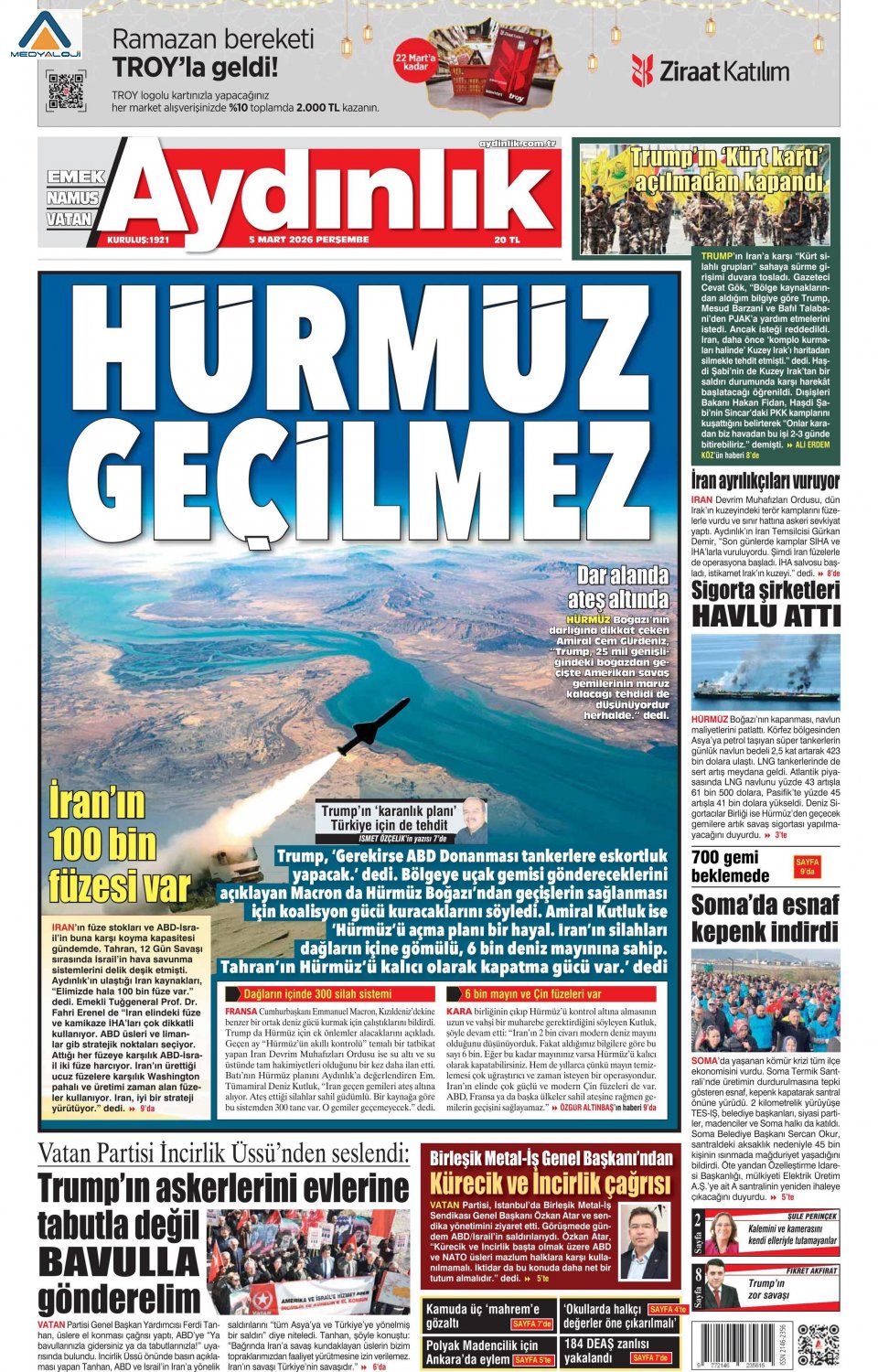 Aydınlık Gazetesi