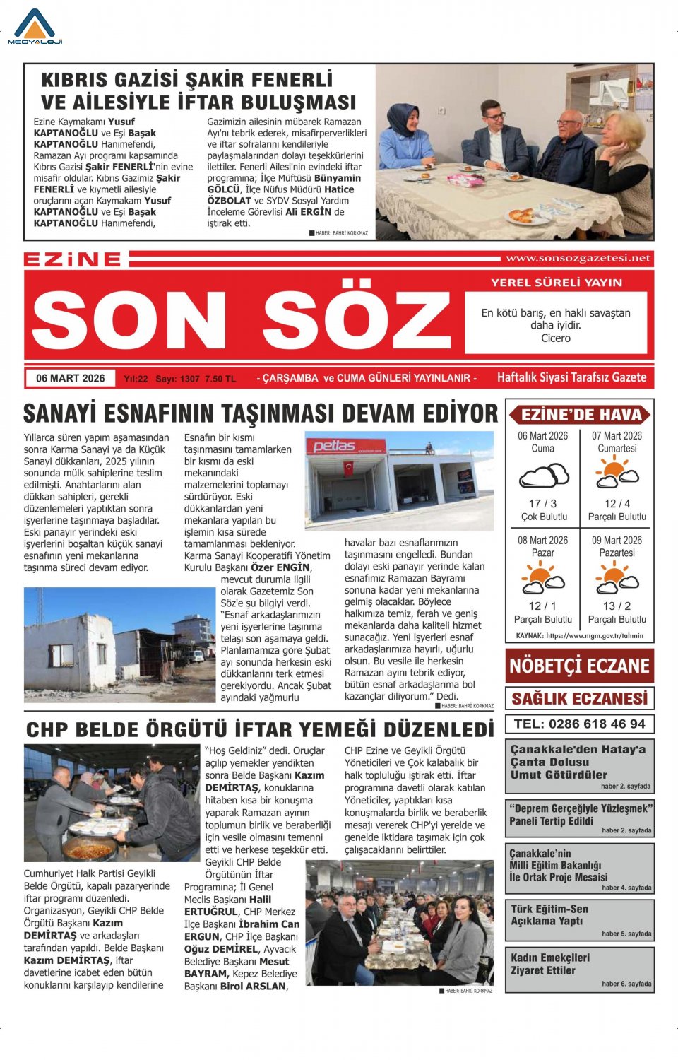 Ezine Son Söz Gazetesi