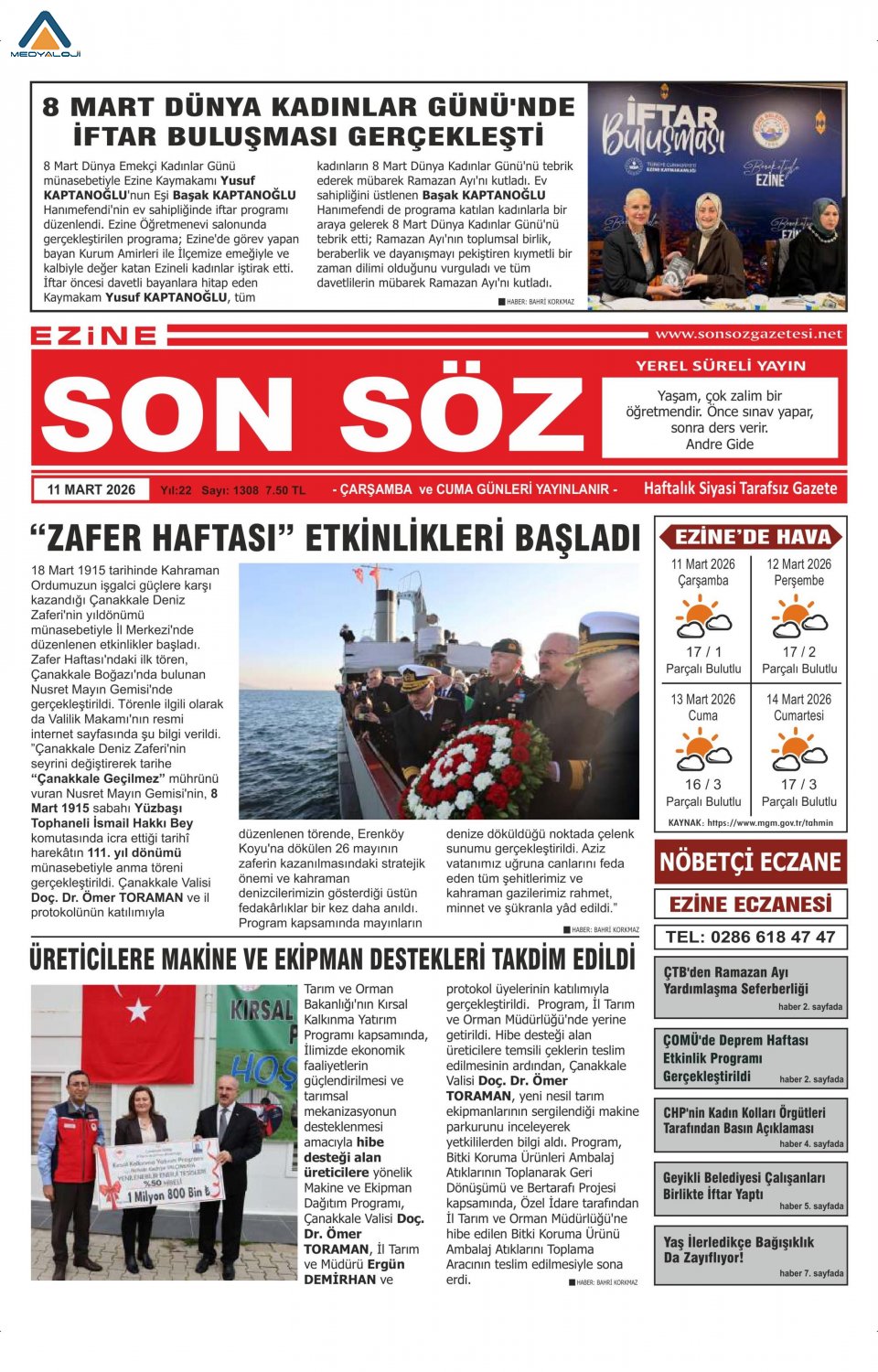 Ezine Son Söz Gazetesi