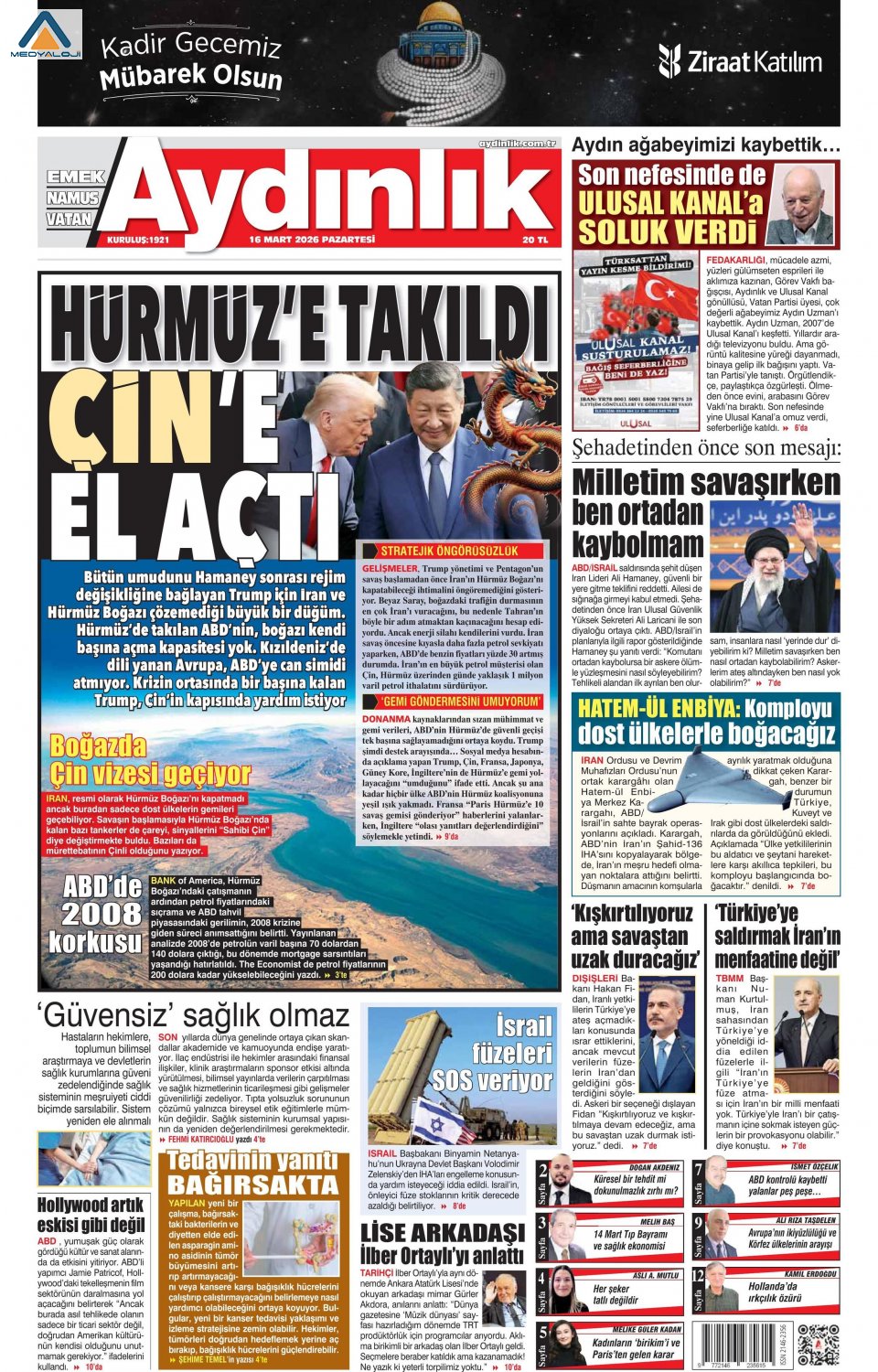 Aydınlık Gazetesi