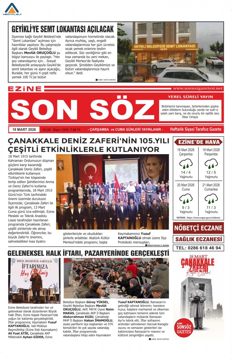 Ezine Son Söz Gazetesi