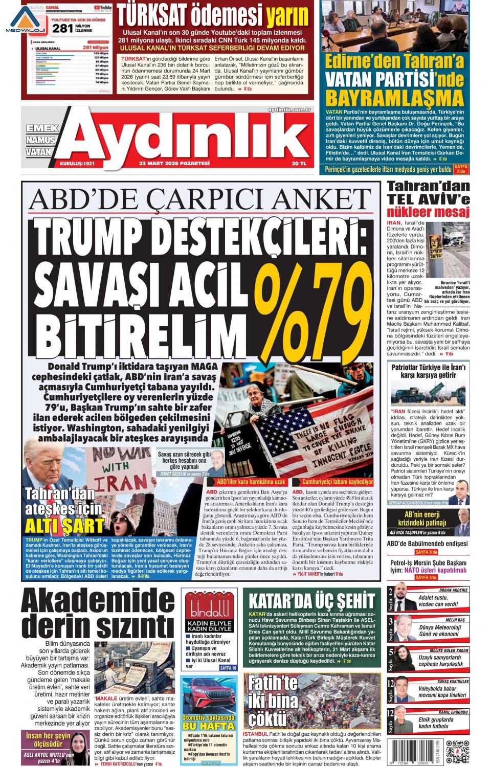 Aydınlık Gazetesi