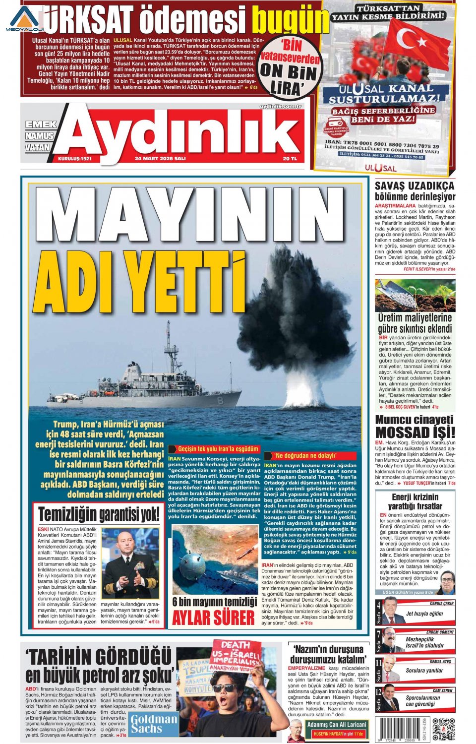 Aydınlık Gazetesi