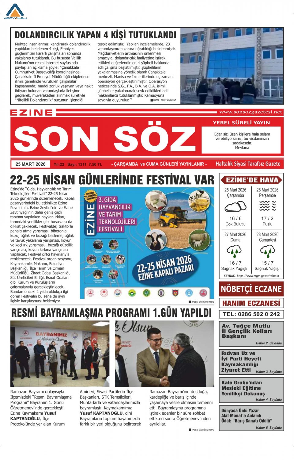 Ezine Son Söz Gazetesi