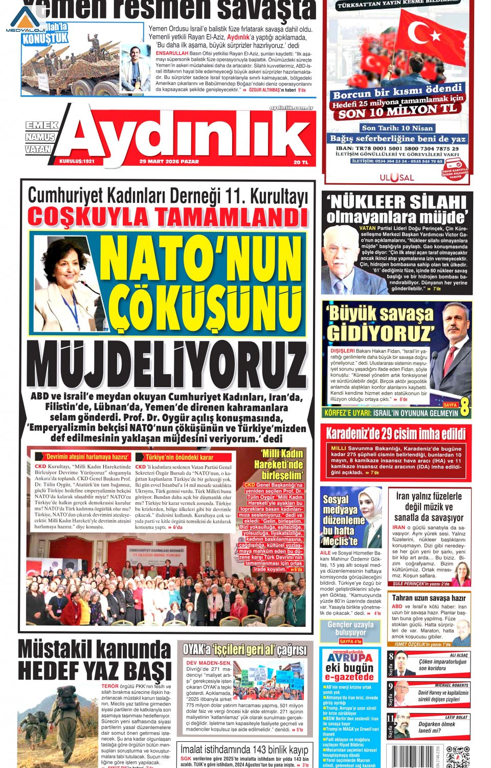 Aydınlık Gazetesi