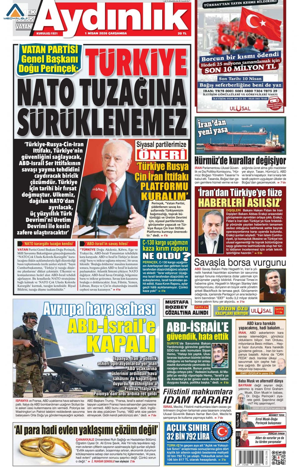 Aydınlık Gazetesi
