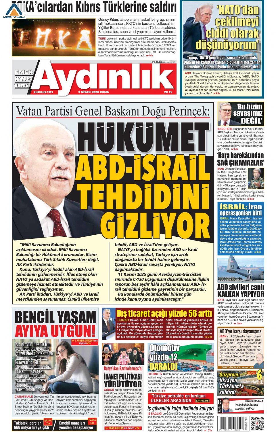Aydınlık Gazetesi