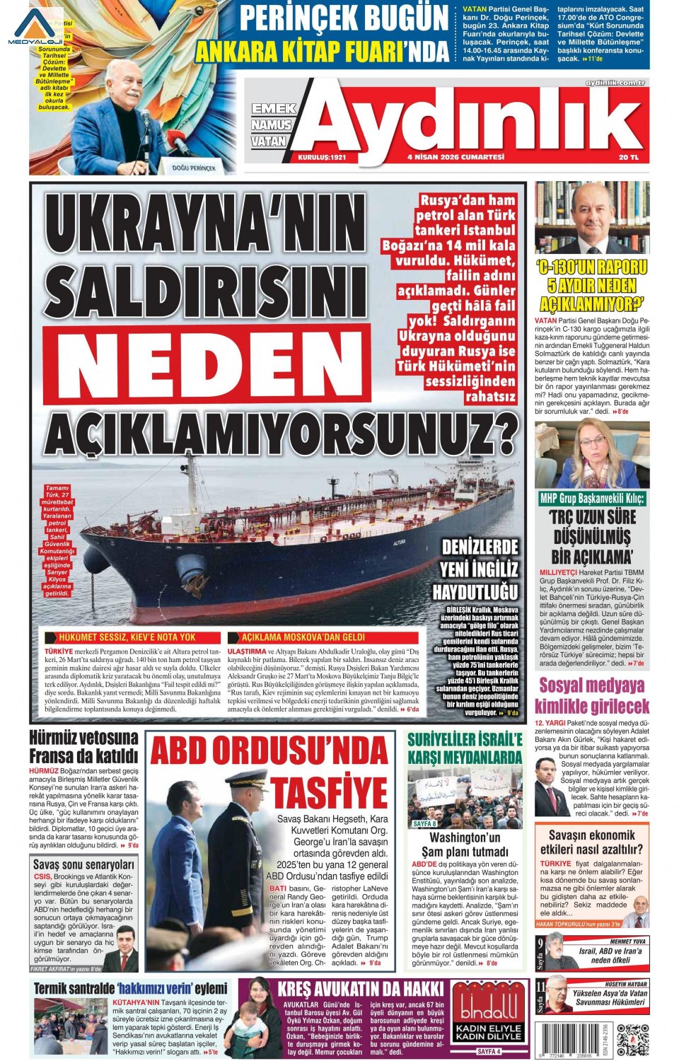 Aydınlık Gazetesi