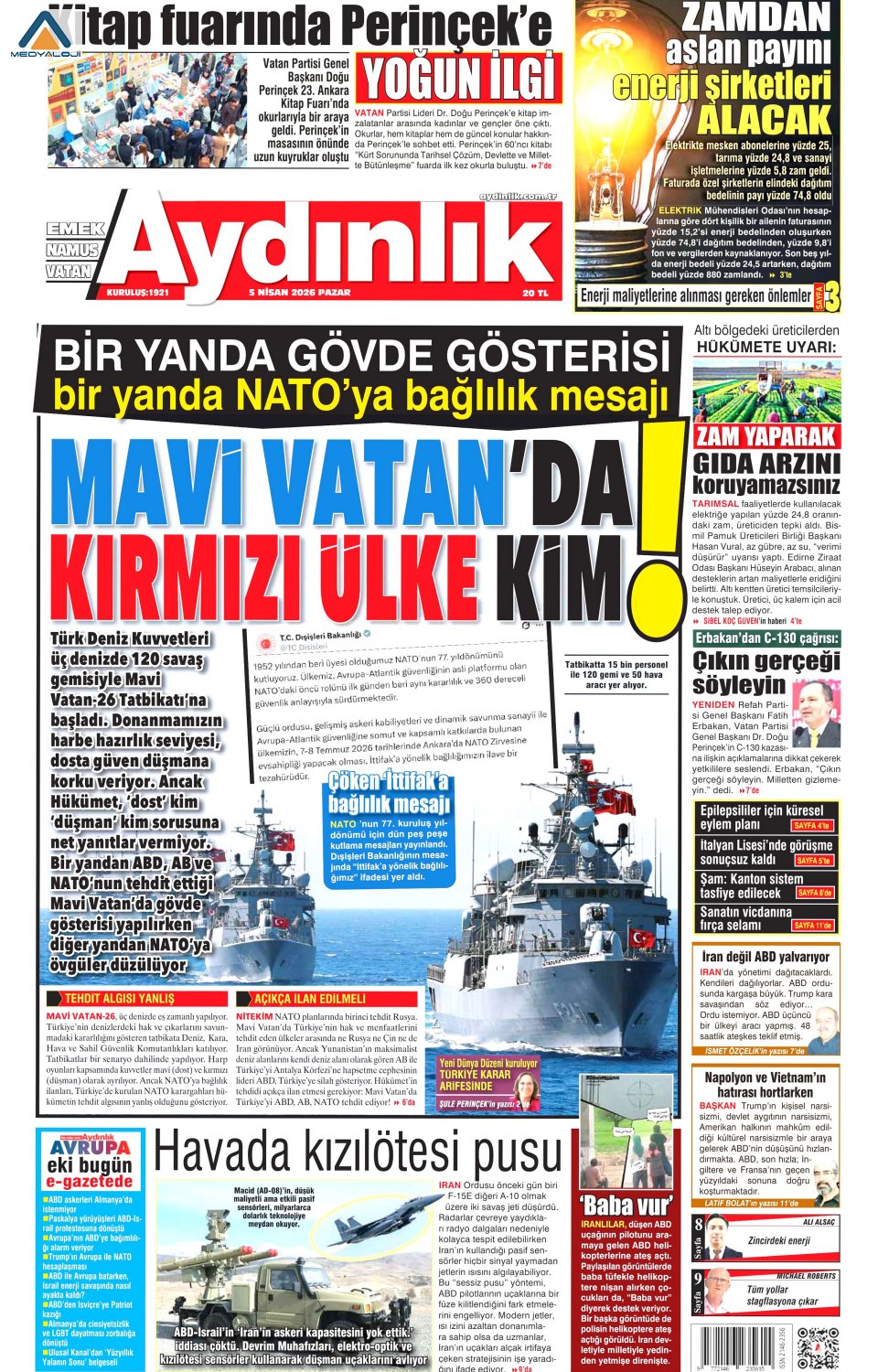 Aydınlık Gazetesi