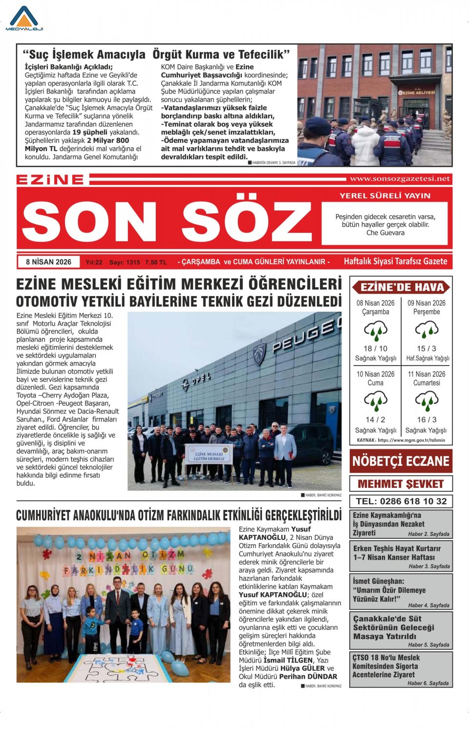 Ezine Son Söz Gazetesi