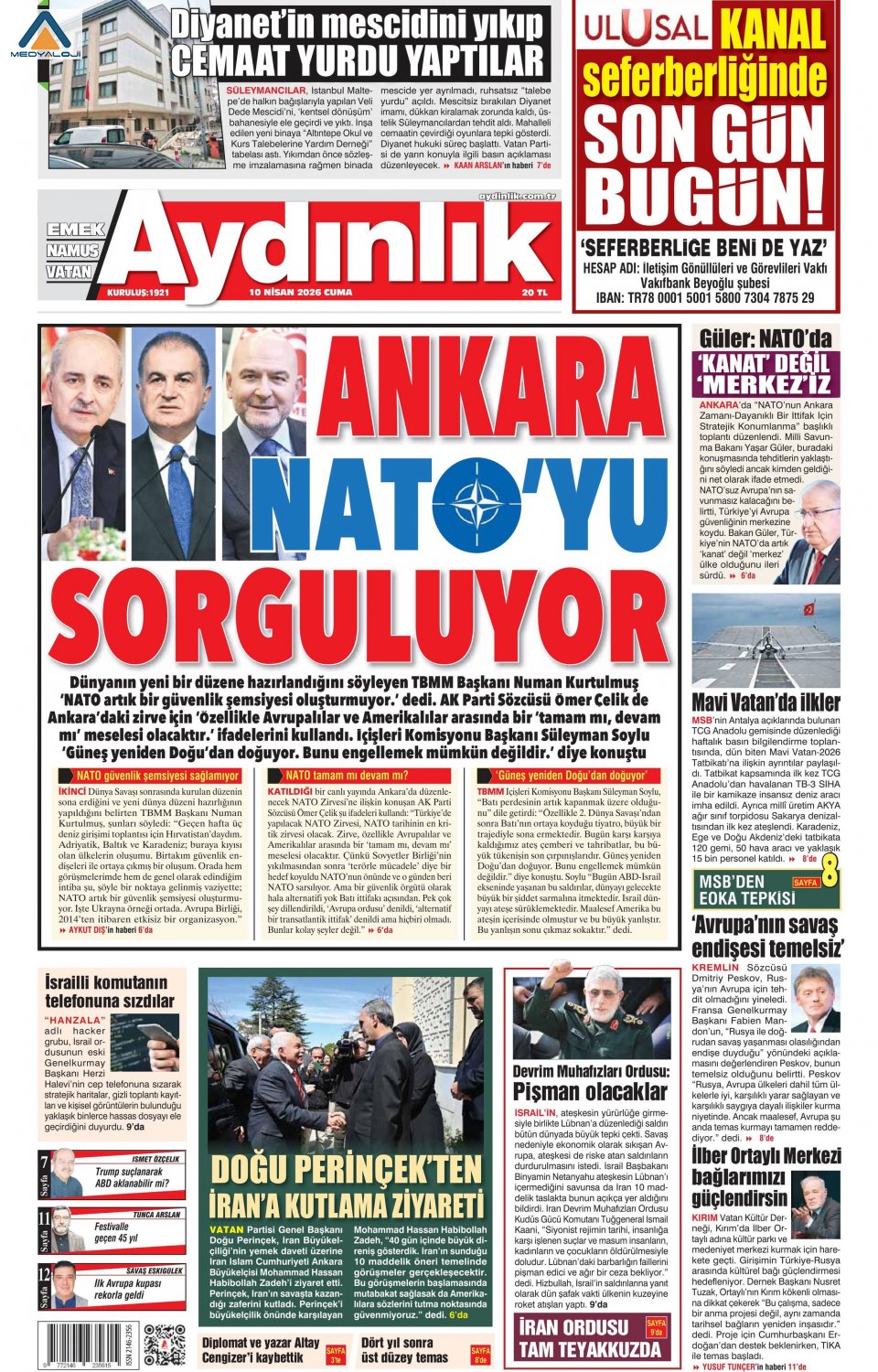 Aydınlık Gazetesi
