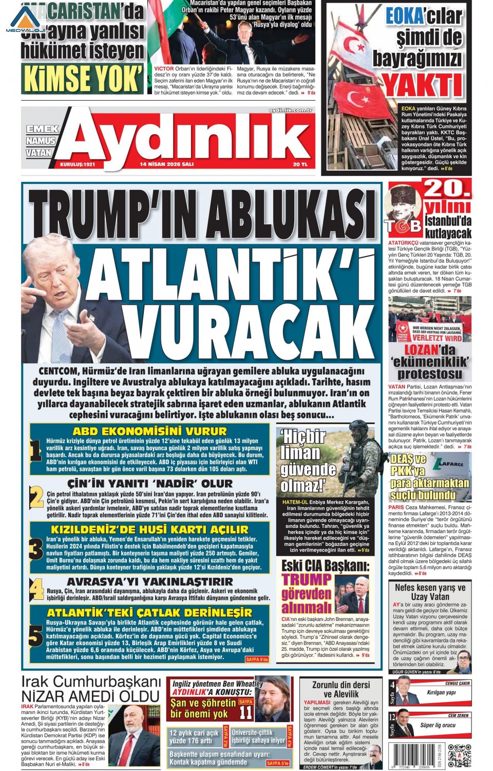 Aydınlık Gazetesi