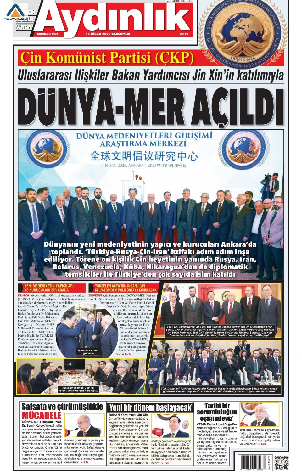 Aydınlık Gazetesi