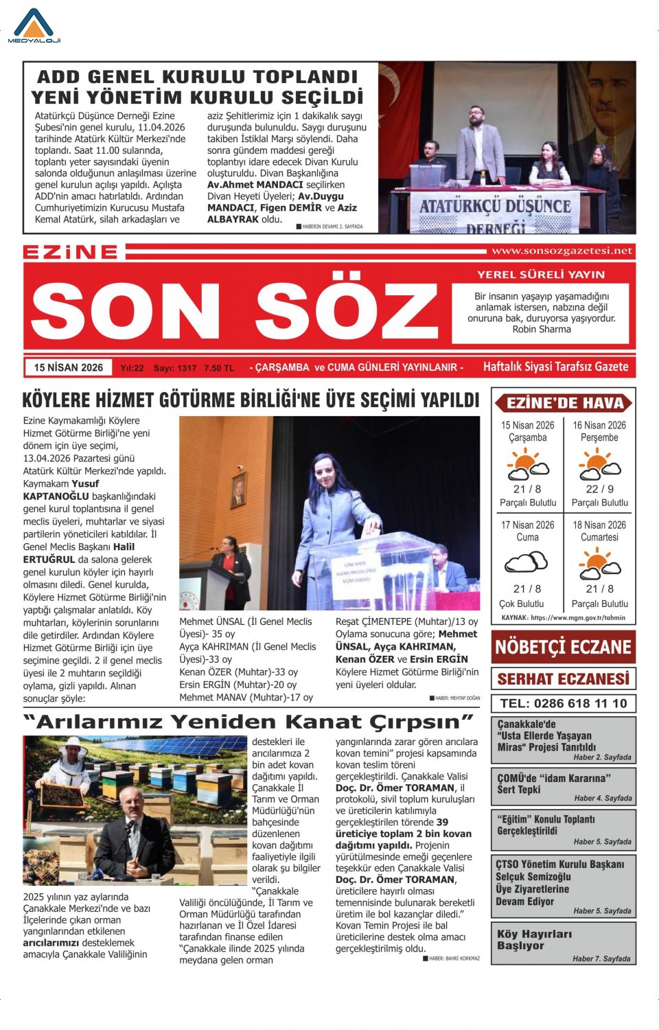 Ezine Son Söz Gazetesi