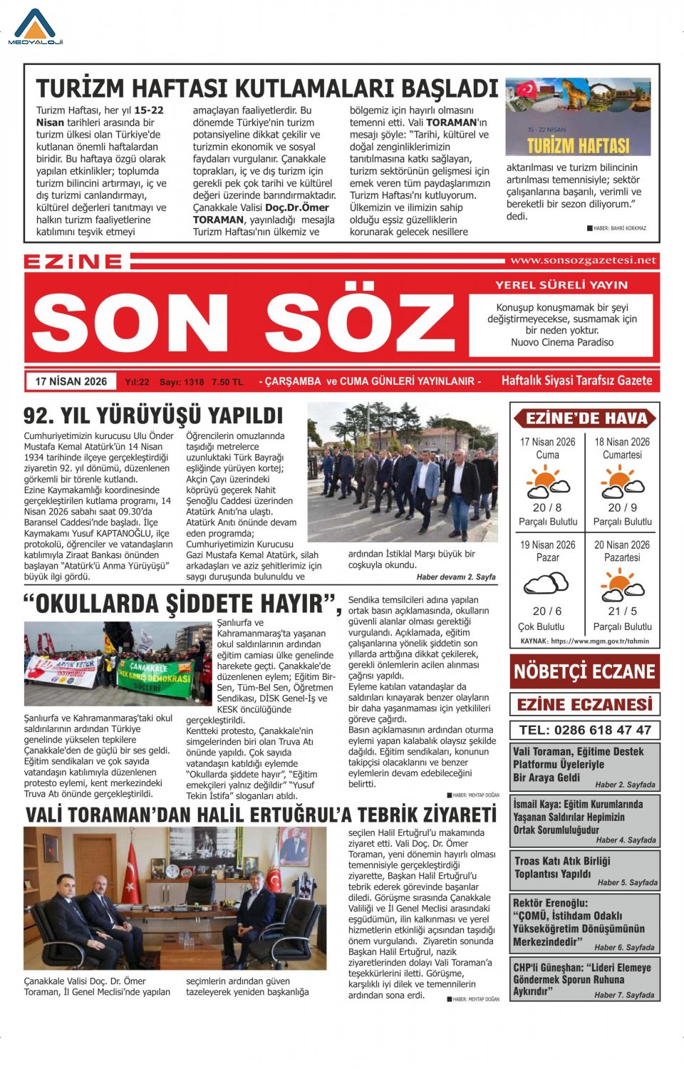 Ezine Son Söz Gazetesi
