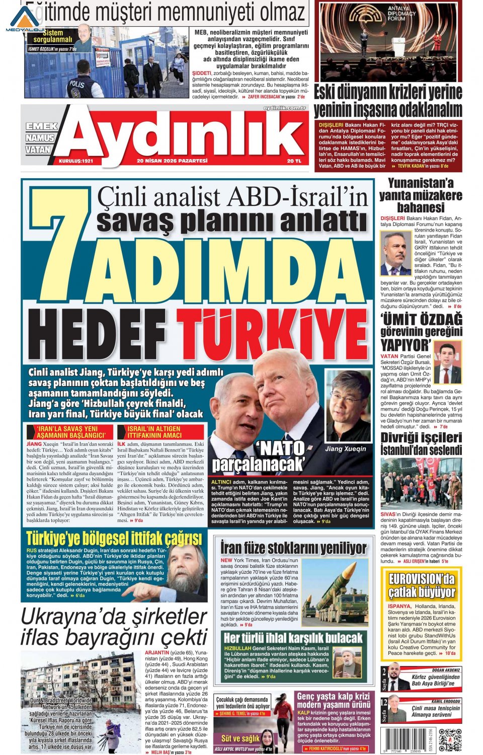 Aydınlık Gazetesi
