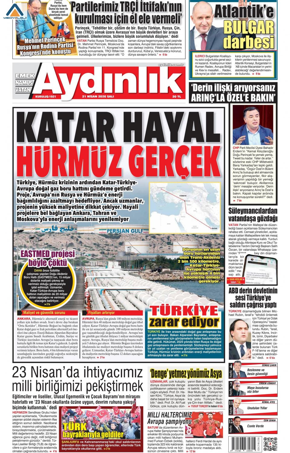 Aydınlık Gazetesi