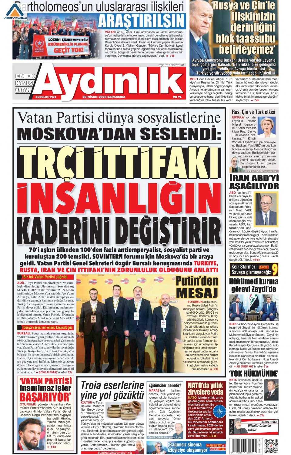 Aydınlık Gazetesi