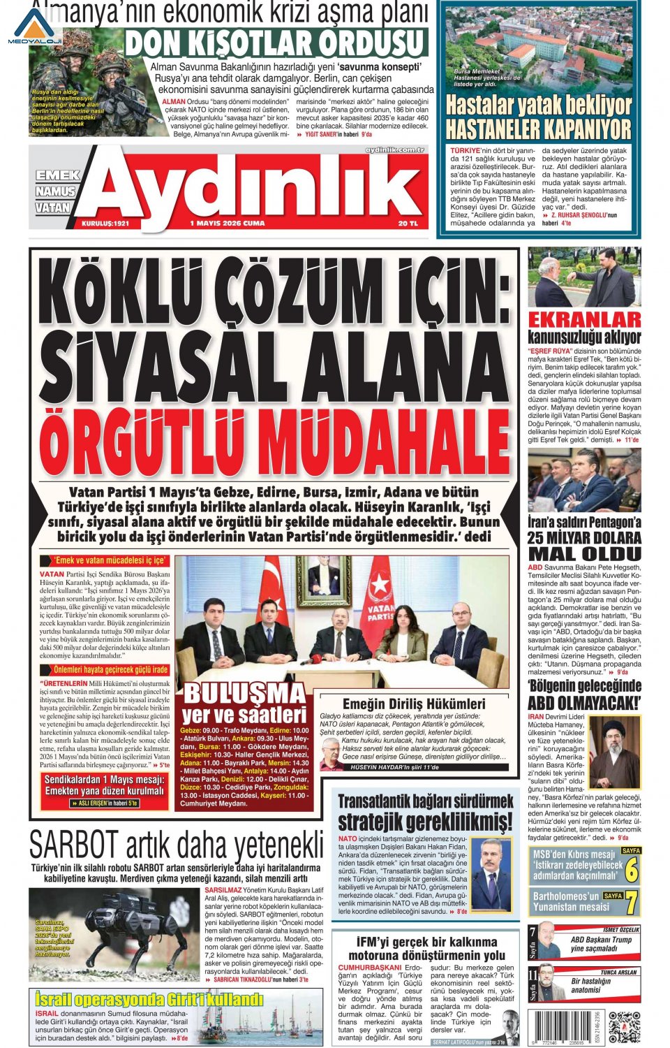 Aydınlık Gazetesi