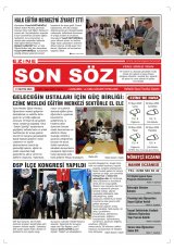 Ezine Son Söz Gazetesi Gazetesi