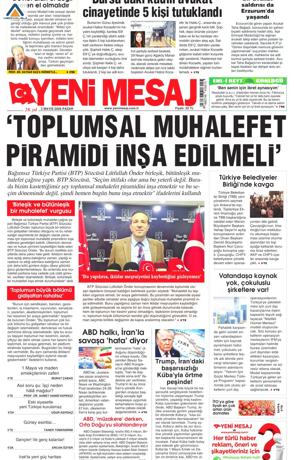 Yeni Mesaj