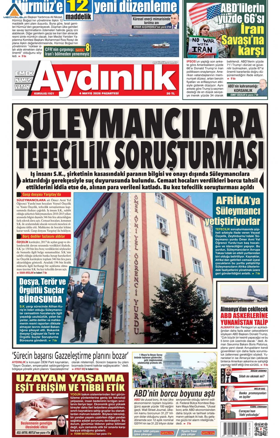 Aydınlık Gazetesi