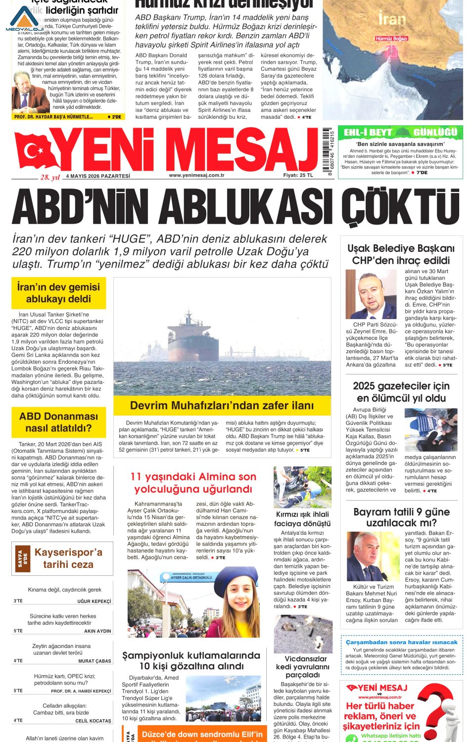 Yeni Mesaj