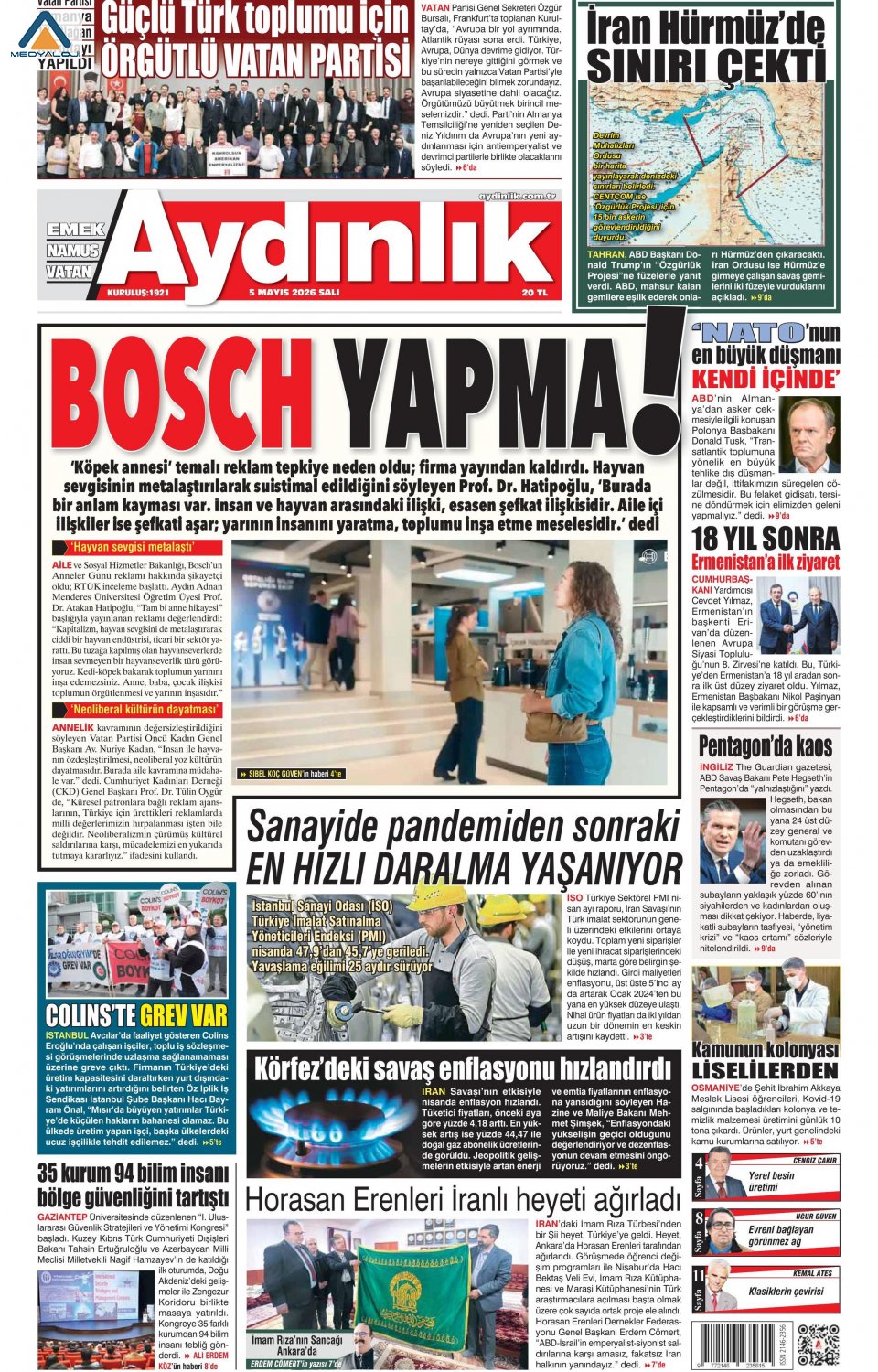 Aydınlık Gazetesi
