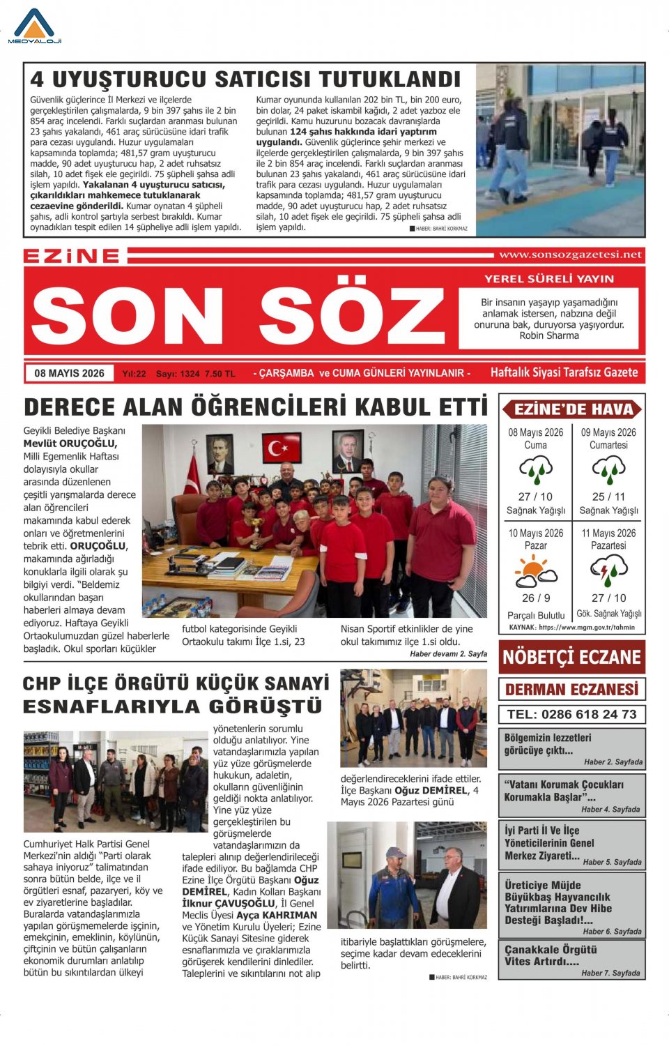 Ezine Son Söz Gazetesi