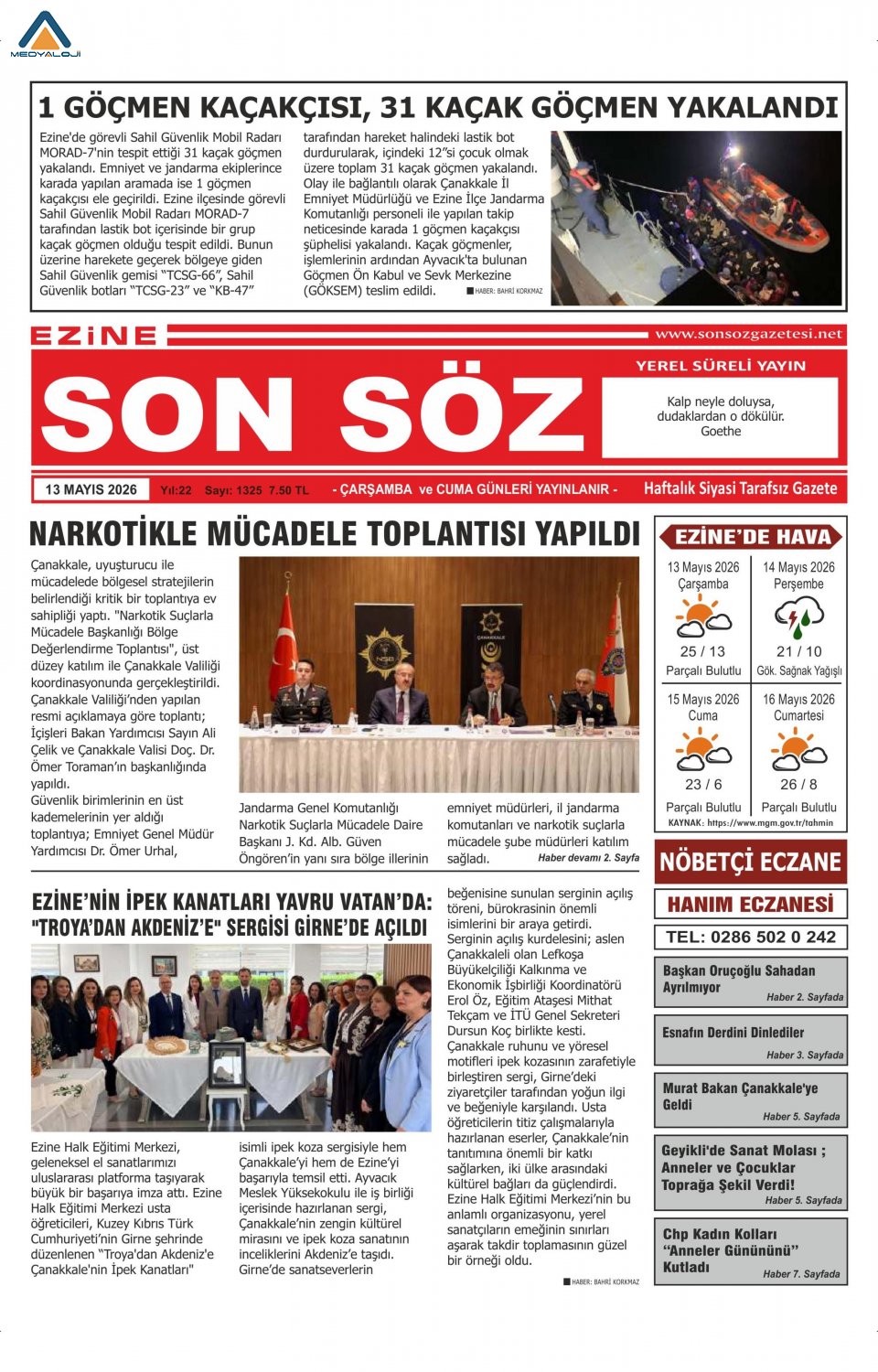 Ezine Son Söz Gazetesi