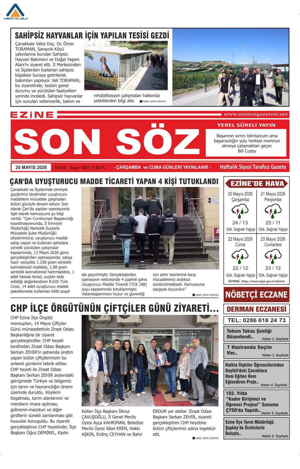 Ezine Son Söz Gazetesi