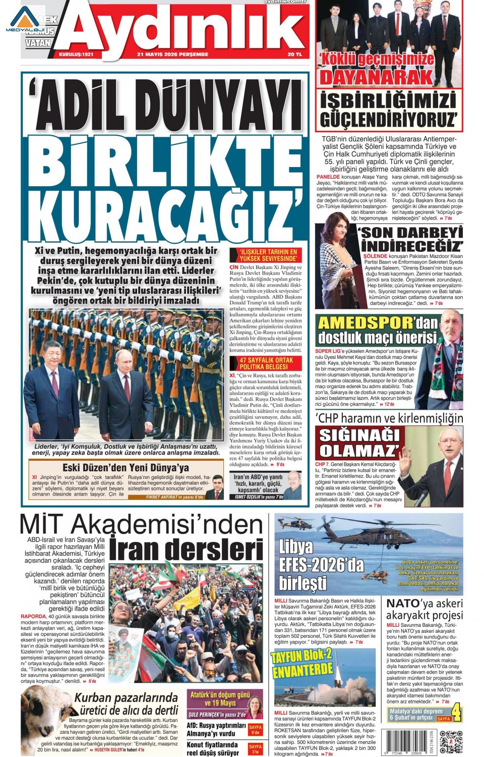 Aydınlık Gazetesi