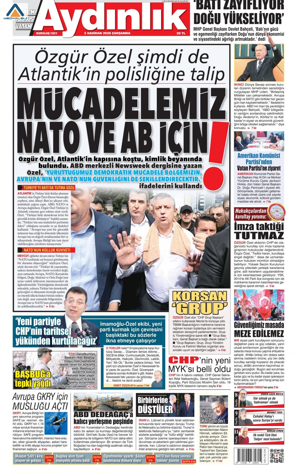 Aydınlık Gazetesi
