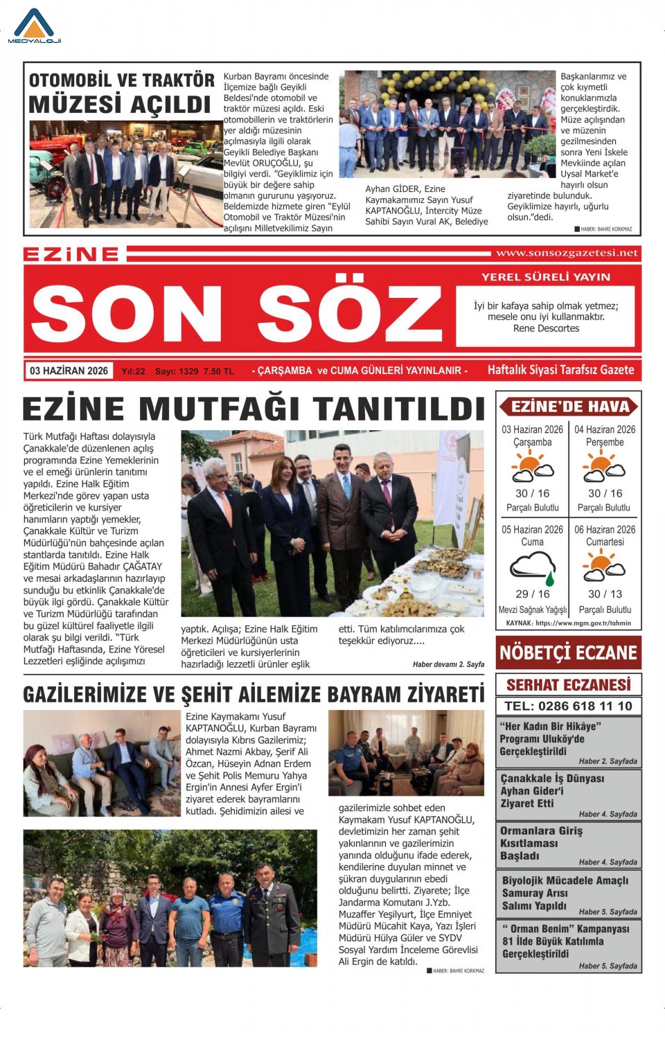 Ezine Son Söz Gazetesi