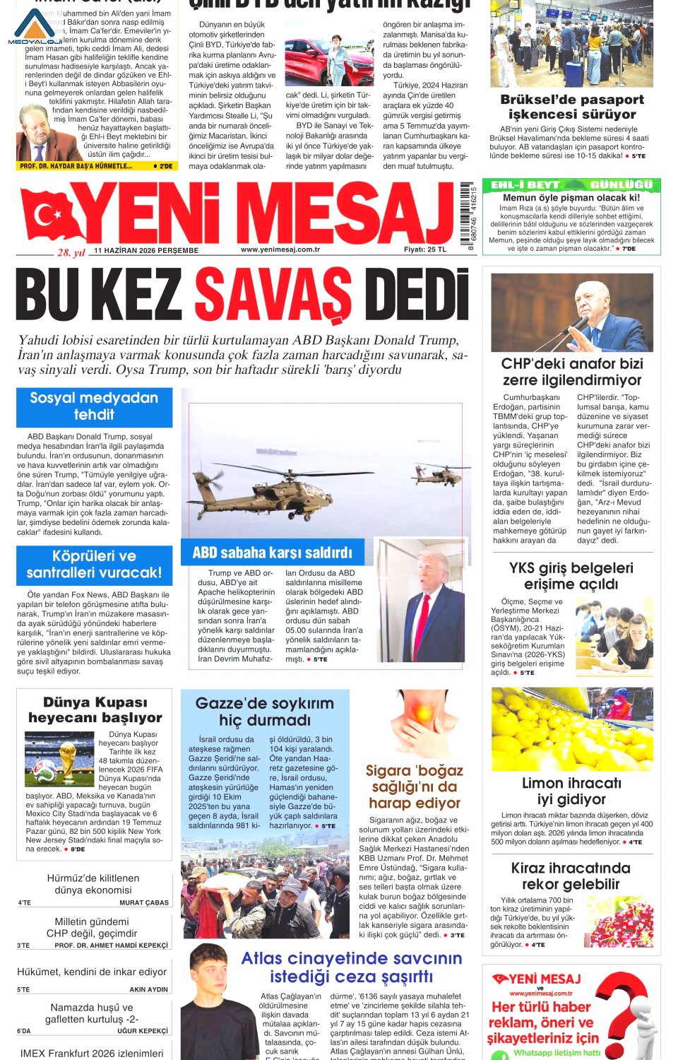 Yeni Mesaj
