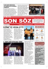 Ezine Son Söz Gazetesi Gazetesi