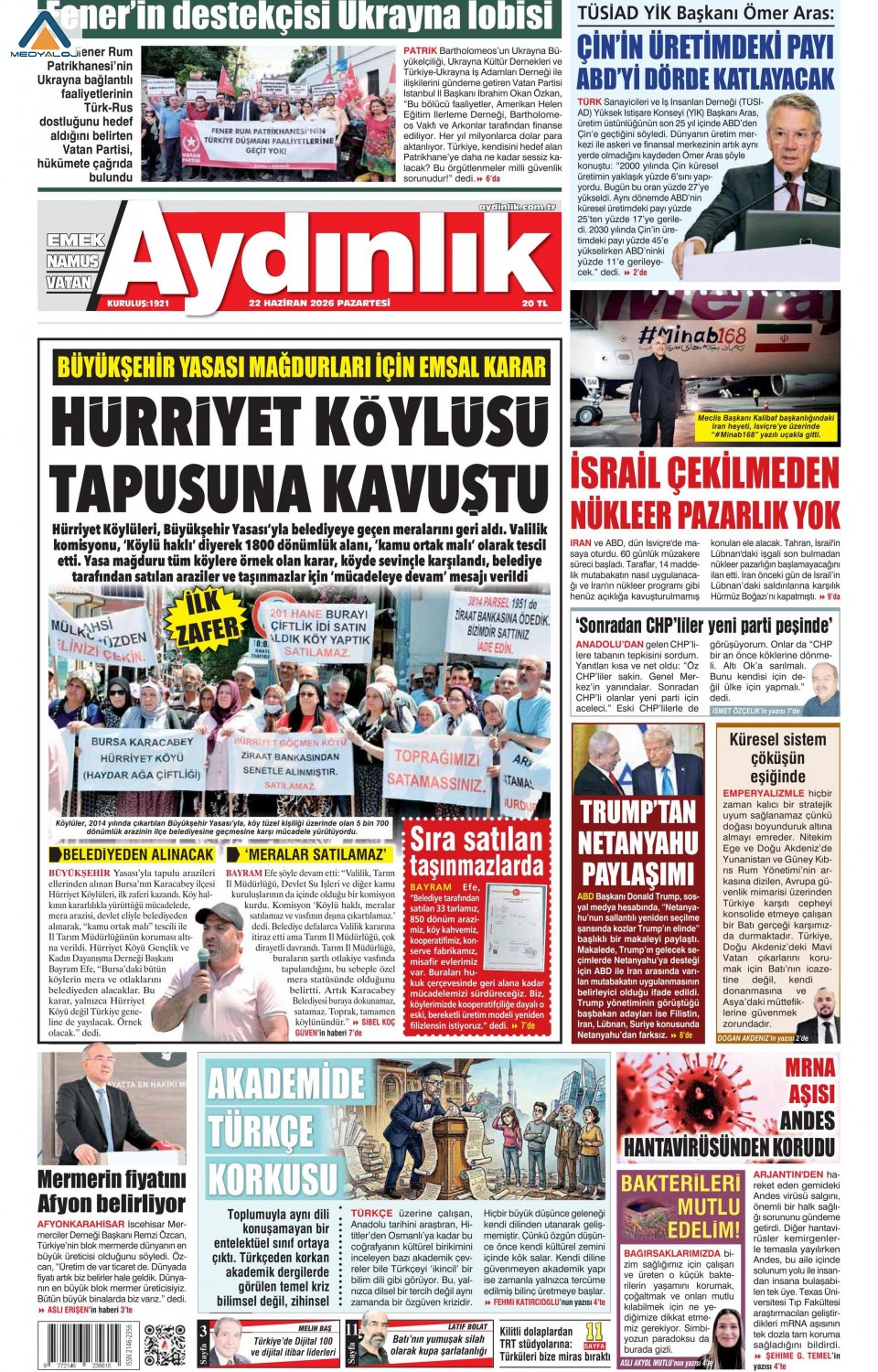 Aydınlık Gazetesi