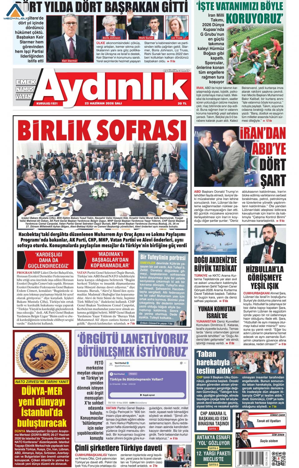 Aydınlık Gazetesi