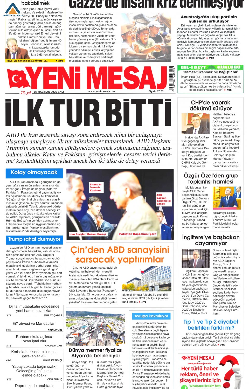 Yeni Mesaj