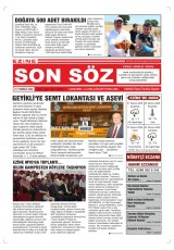 Ezine Son Söz Gazetesi Gazetesi