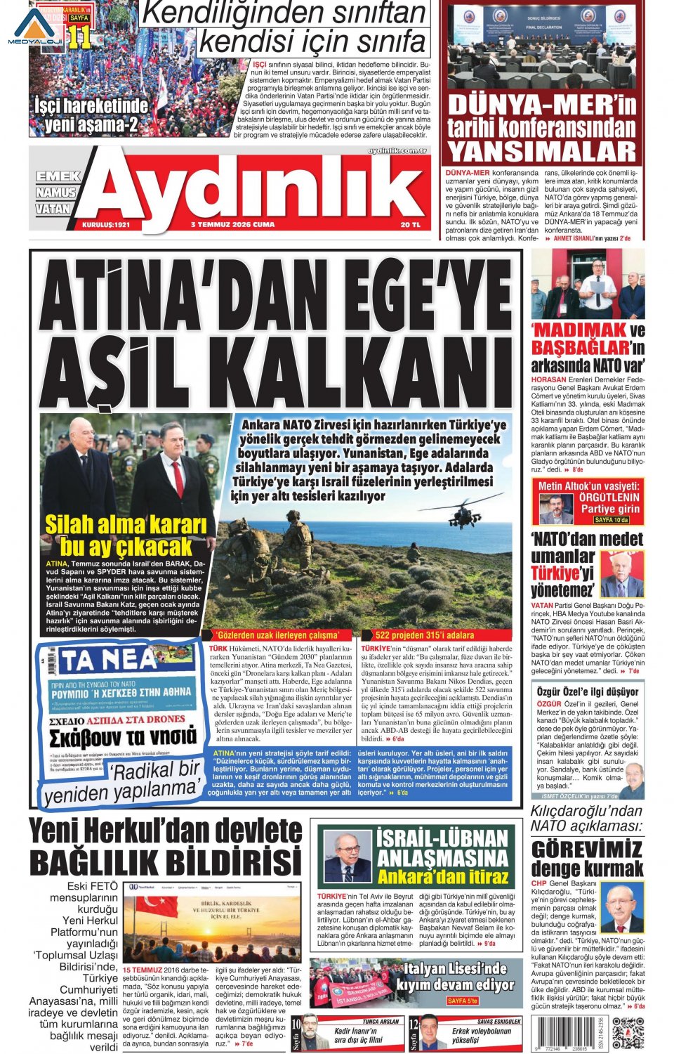 Aydınlık Gazetesi