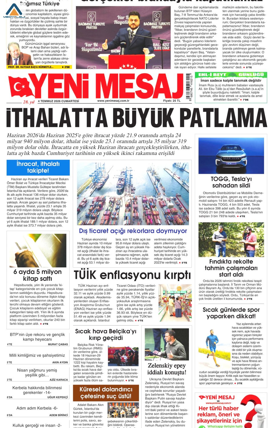 Yeni Mesaj