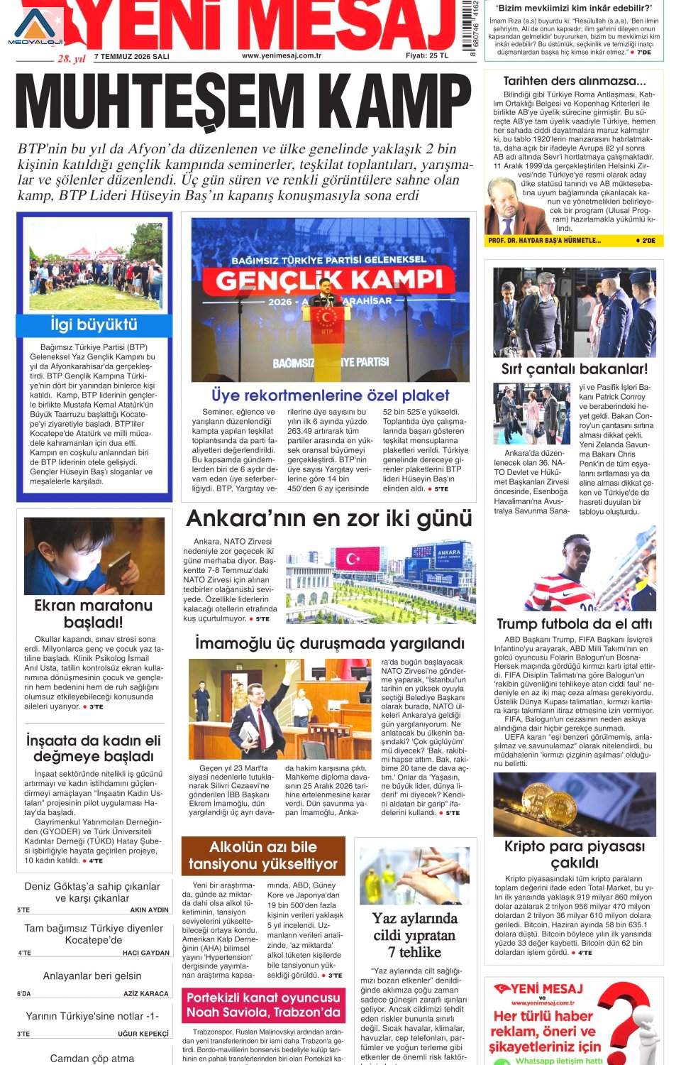 Yeni Mesaj