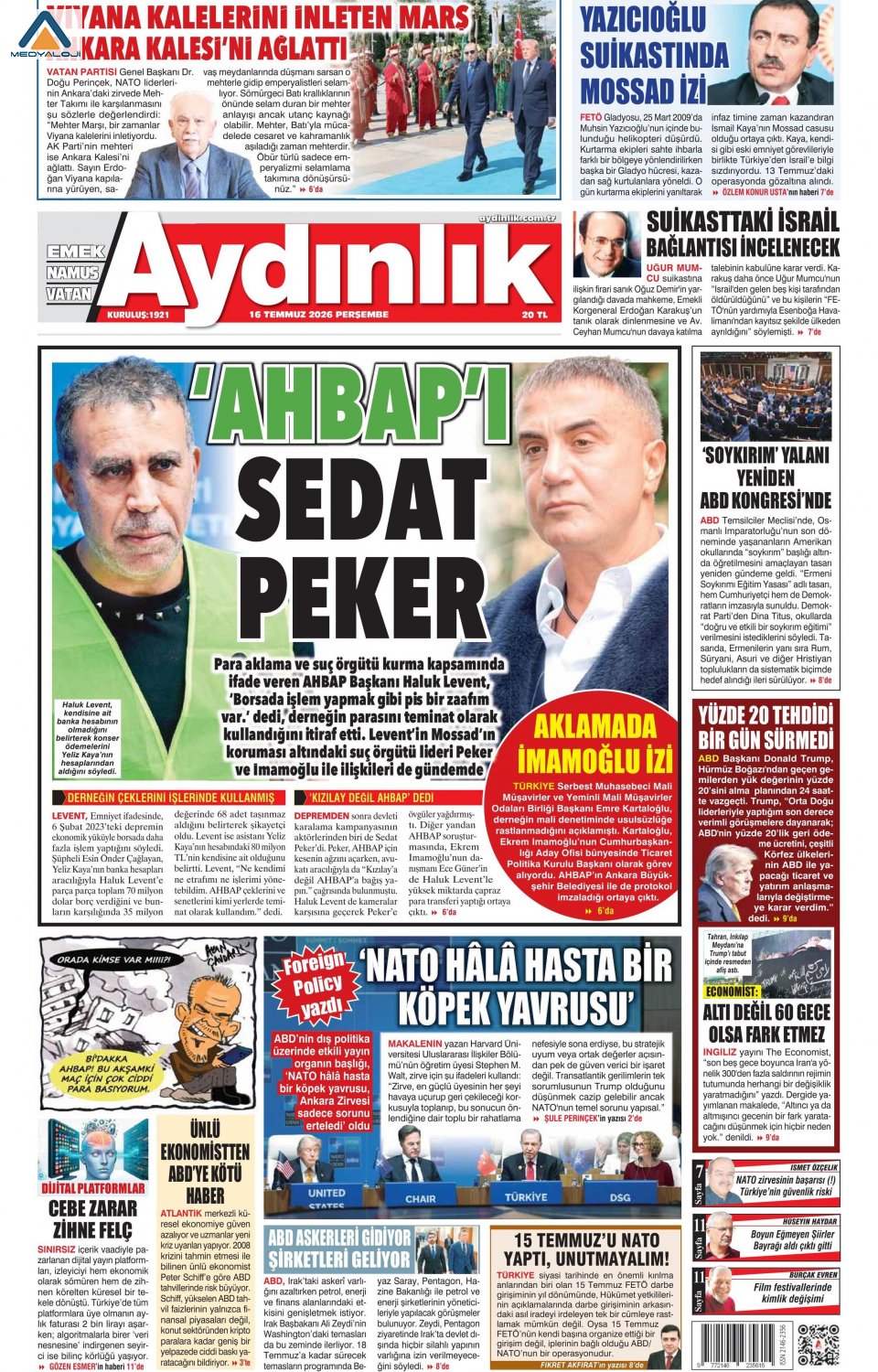 Aydınlık Gazetesi