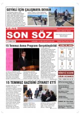 Ezine Son Söz Gazetesi Gazetesi