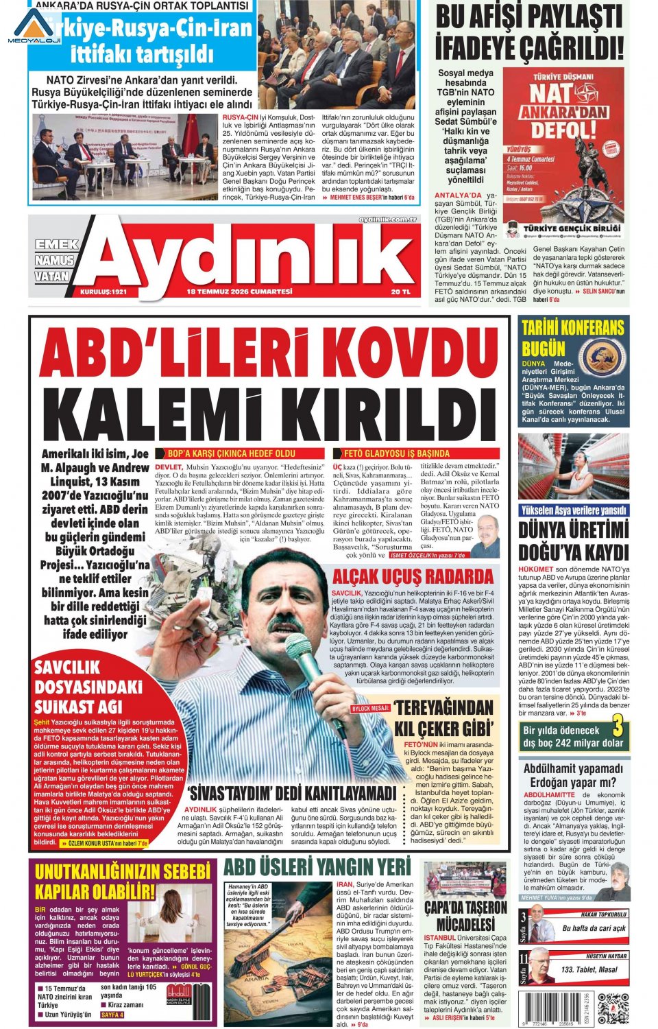 Aydınlık Gazetesi