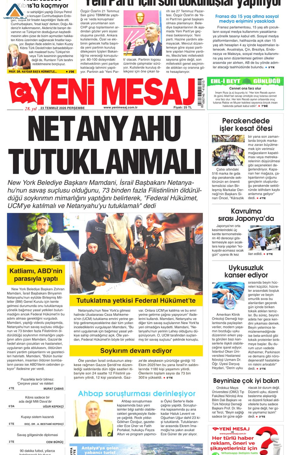 Yeni Mesaj