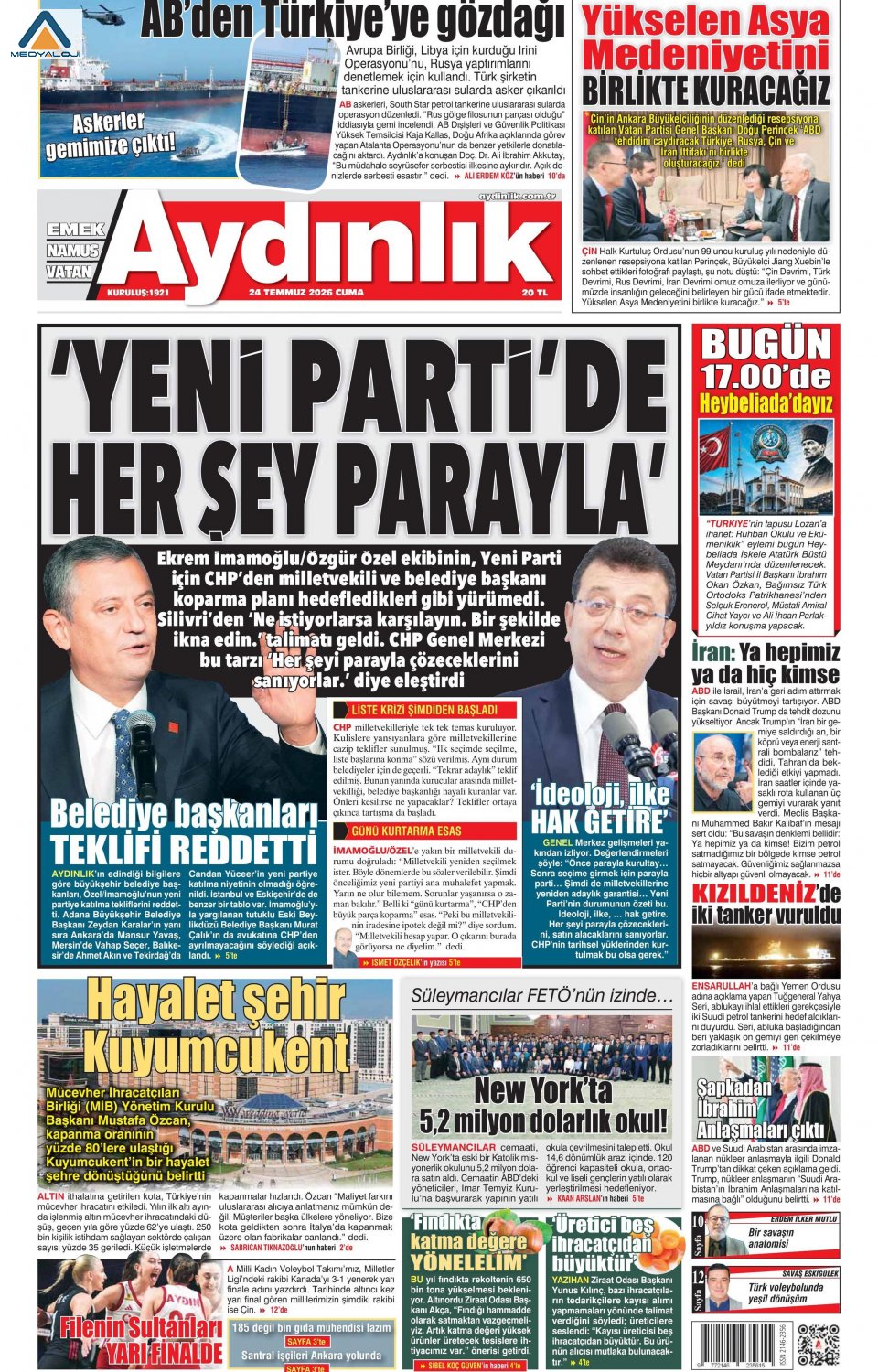 Aydınlık Gazetesi