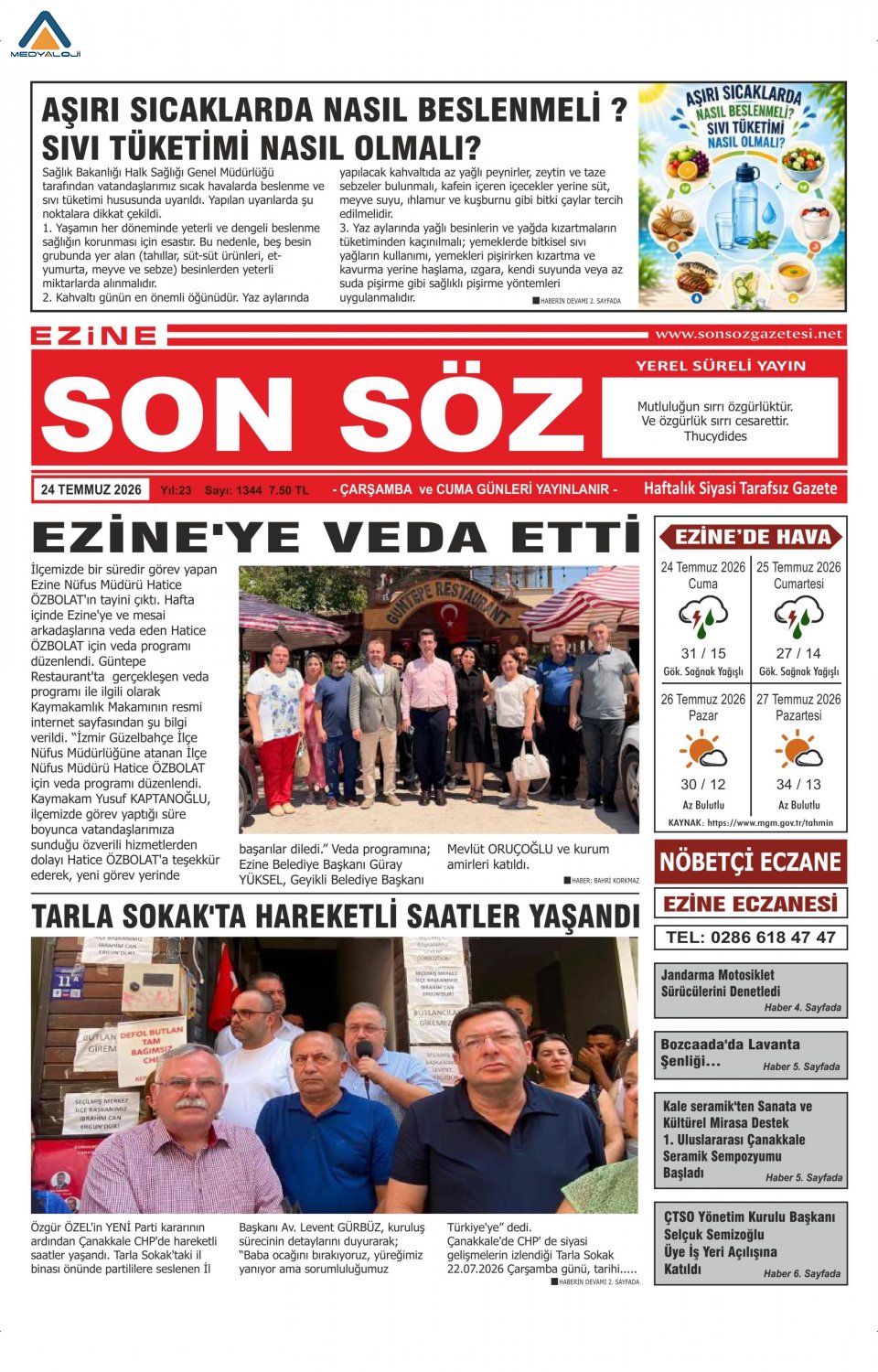 Ezine Son Söz Gazetesi